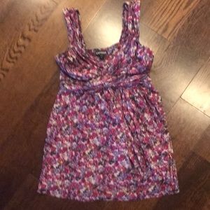 Empire waist floral tank